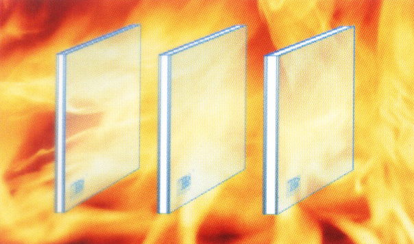 Double Layers Laminated Fire Resistant Glass