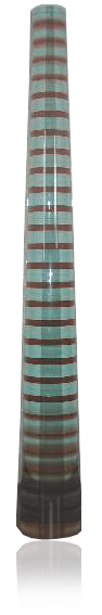 Conical Colors Segmented Glass Pole