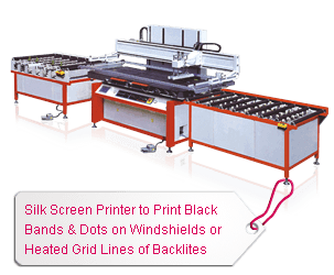 Silk Screen Printing Machine for Automobile Glass