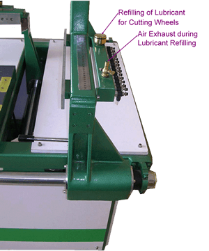 Lubrication of Cutting Wheels