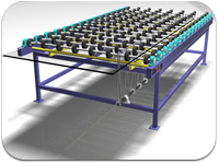 Motorized Horizontal Glass Conveyors