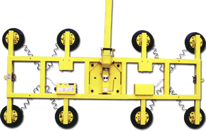 CL-V-MC-2 2800mm Wide Manual Tilt & Rotate Electric Cups Lifting Device Loaded Up to 800kg