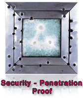 Penetration Proof PVB Film Laminated or Armour Glass Provides Security