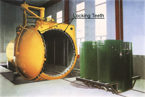 Autoclave Doors are Locked by Sophisticated Interlocking Teeth System