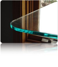 Fine Polish Glass Corner Obtianed With G-CGC Glass Corner Cutting & Grinding Machines