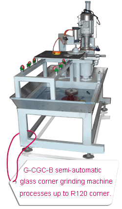 G-CGC-B Glass Corner Grinding Machine Process Up To R120mm Corner Radius