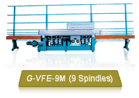 G-VFE-9M Popular 9 Spindles Glass Edging Machine Sold Worldwide