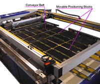 Conveyor Belts Pop Up Between Segmented Printing Bed