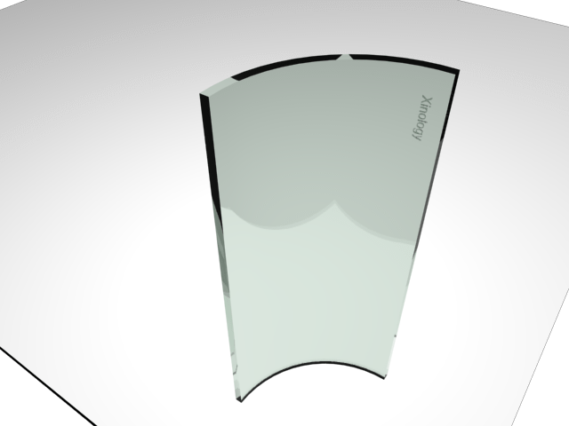 Bent Temper Glass for Architectural,Construction & Decoration Purposes