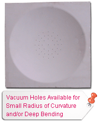 Vacuum Holes for Difficult Bending Curve