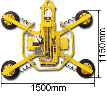 CL-V-MC-1D Electric Rotating & Tilting Glass Vacuum Lifter