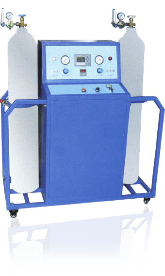 Cabinet Gas Filling Machine Fill 6 Insulated Glass At One Time