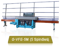 G-VFE-5M Mini Glass Flat Edging Machine Carries Up To 250 kg Glass Loading