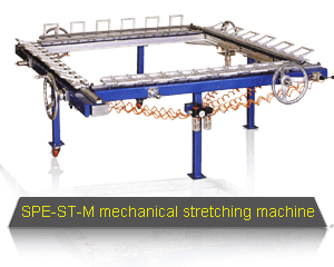 Reliable Frame Structure of SPE-ST-M Screen Tensioning System Stretches Stencil Mechanically