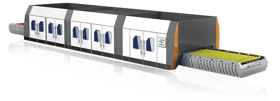 Heating Chamber & Tempering Section could be Fully Covered by Optional Enclosures with Access Doors & Observation Windows