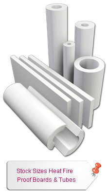 Stock Sizes Fire Proof Boards & Tubes